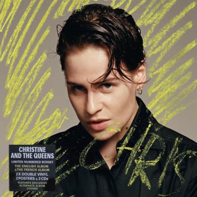 CHRISTINE AND THE QUEENS / CHRIS / COFFRET LIMITE NUMEROTE / 2 DOUBLE VINYLE + 2 CD + 2 POSTERS  / VERSION ANGLAISE ET FRANCAISE 2018