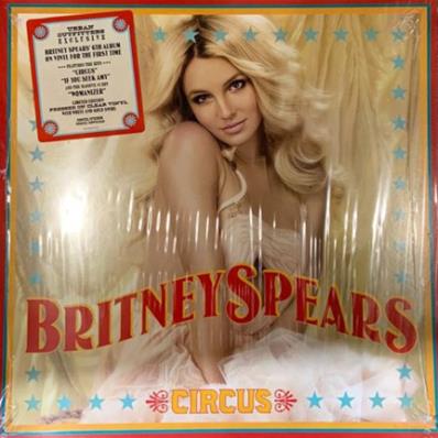 CIRCUS / BRITNEY SPEARS / LP 33 TOURS VINYLE COULEUR MARBRE OR & BLANC / URBAN OUTFITTERS USA 2019