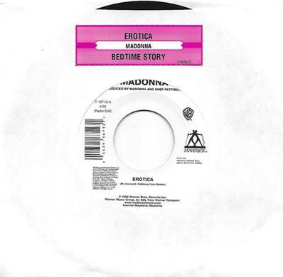 EROTICA / BEDTIME STORY / 45T 7 INCH USA