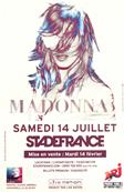 MADONNA - FLYER STADE DE FRANCE / SAMEDI 14 JUILLET 2012 / FRANCE