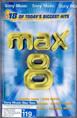 CASSETTE MAX 8 / MADONNA MUSIC / K7 ALBUM THAILANDE