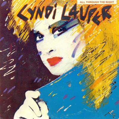 CYNDI LAUPER / ALL THROUGH THE NIGHT / 45T BRESIL 1983