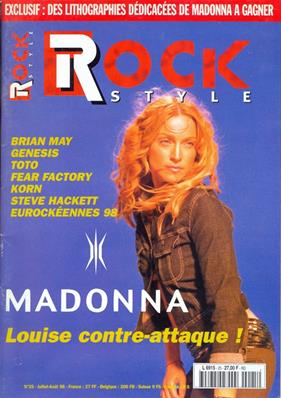 MAGAZINE ROCK STYLE / JUILLET 1998 FRANCE