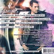 PHILIPPE VERNET / JE PENSE A TOI - REMIXES / CD SINGLE 2018