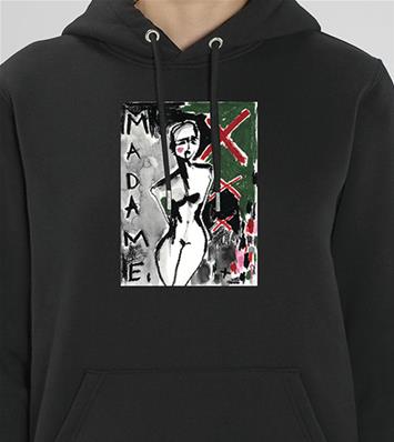 SWEAT NOIR OG TAILLE XL MADAME X / MAE COUTURE MADONNA EXCLUSIVITE 2020