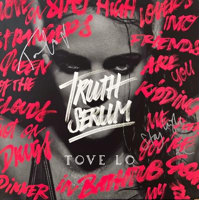 TOVE LO - TRUTH SERUM LP (2014 - PINK VINYL - DEDICACE)