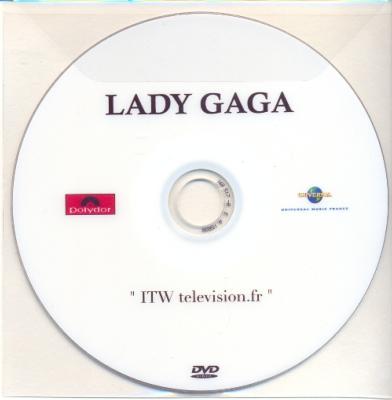 LADY GAGA / "ITW TELEVISION.FR" / DVD SINGLE PROMO / FRANCE