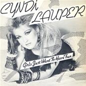 CYNDI LAUPER / GIRLS JUST WANT TO HAVE FUN / 45T BRESIL 1983