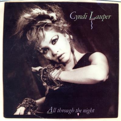 CYNDI LAUPER / ALL THROUGH THE NIGHT / 45T USA 1983