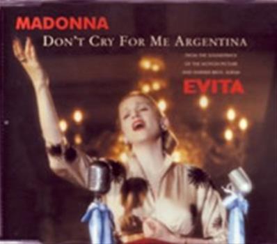 DON’T CRY FOR ME ARGENTINA / CDS PROMO ALLEMAGNE