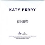 BON APPETIT / KATY PERRY / ASLOVE REMIX / CD SINGLE PROMO / FRANCE 2017