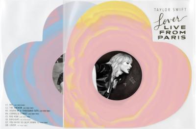 TAYLOR SWIFT - LOVER LIVE FROM PARIS (2025 - HEART-SHAPED VINYL)