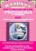 FLYER BON DE PRECOMMANDE 1 (PHOTO BTS) WHAT IT FEELS LIKE FOR A GIRL / PROMO FRANCE