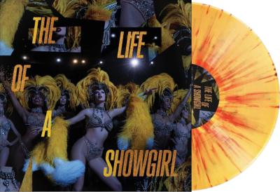 TAYLOR SWIFT - THE LIFE OF A SHOWGIRL LP (GOLDEN, ORANGE & RED SPLATTER VINYL)