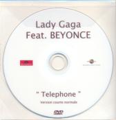 LADY GAGA + BEYONCE / TELEPHONE (2) VERSION COURTE NORMALE / DVD SINGLE PROMO / FRANCE