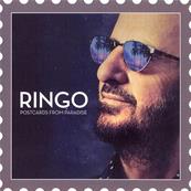 RINGO STARR (THE BEATLES) POSTCARDS FROM PARADISE / CD SINGLE PROMO FRANCE 2016