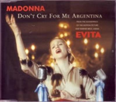 DON’T CRY FOR ME ARGENTINA / CDS UK