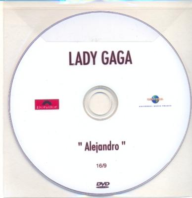 LADY GAGA / ALEJANDRO / DVD SINGLE PROMO / FRANCE