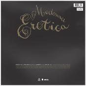 MADONNA - EROTICA 12'' PICTURE DISC - 30e ANNIVERSAIRE - 2022