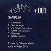 JENN AYACHE / +001 / CD SAMPLER 6 TITRES PROMO 2014