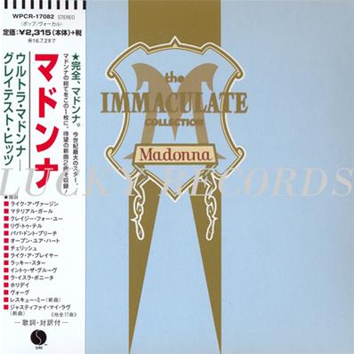 THE IMMACULATE COLLECTION / CD ALBUN MINI LP / JAPON 2016