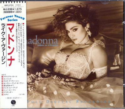 LIKE A VIRGIN / CD ALBUM JAPON 1989