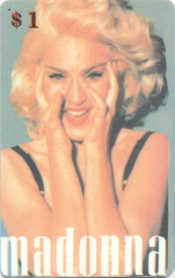 MADONNA / CARTE TELEPHONE / PHONE CARD USA N°2