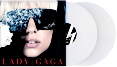 LADY GAGA - THE FAME 2 LP (WHITE OPAQUE VINYL)