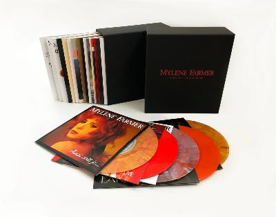 MYLENE FARMER - SINGLES COLLECTION COFFRET 45T (COULEUR, NUMEROTE)