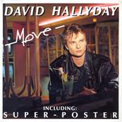 MOVE / DAVID HALLYDAY / 45 TOURS POSTER ALLEMAGNE 1988