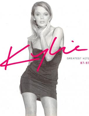 FLYER STICKER GREATEST HITS 87 - 97 / KYLIE MINOGUE / FRANCE