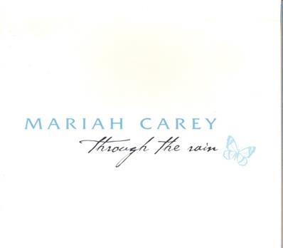 MARIAH CAREY / THROUGH THE RAIN / CDS PROMO USA 2002