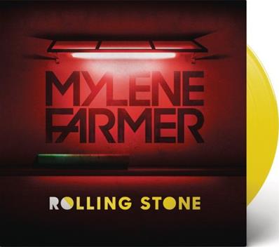 ROLLING STONE / MYLENE FARMER / MAXI VINYLE JAUNE / FRANCE 2018