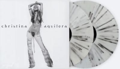 CHRISTINA AGUILERA - STRIPPED 20TH ANNIVERSARY 2LP (WHITE & BLACK SPLATTER)