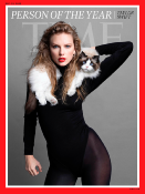 TAYLOR SWIFT - TIME MAGAZINE 2023 - COVER CAT