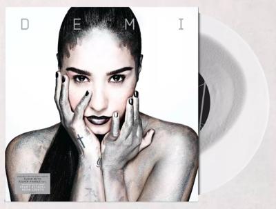 DEMI LOVATO - DEMI LP (URBAN OUTFITTERS EXCLUSIVE - CLEAR VINYL WITH SILVER PUDDLE)