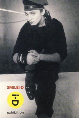 MADONNA - CARTE POSTALE SMILEI-D EXHIBITION / PROMO USA