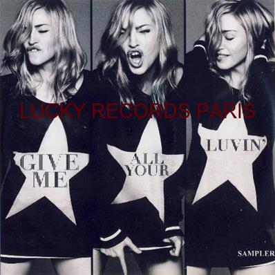 GIVE ME ALL YOUR LUVIN' / MADONNA / CDR SINGLE SAMPLER PROMO FRANCE