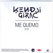 KENDJI GIRAC / ME QUEMO / CD SINGLE PROMO 2015