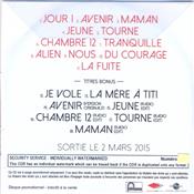 LOUANE / CHAMBRE 12 / CD ALBUM PROMO 18 TITRES 2015