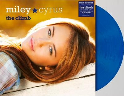 MILEY CYRUS - THE CLIMB MAXI 45 TOURS (URBAN OUTFITTERS EXCLUSIVE BLUE VINYL)