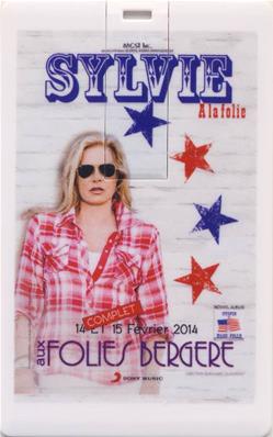 CLE USB A LA FOLIE / SYLVIE VARTAN / 14 & 15 FEVRIER 2014