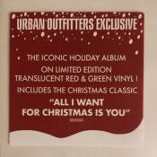 MARIAH CAREY / MERRY CHRISTMAS / LP / URBAN OUTFITTERS EXCLUSIVE RED VINYL