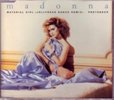 MADONNA - MATERIAL GIRL / CD SINGLE ALLEMAGNE (YELLOW CD)