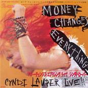 CYNDI LAUPER / MONEY CHANGES EVERYTHING / 45T JAPON 1983