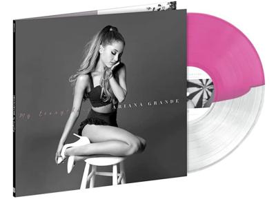 ARIANA GRANDE - MY EVERYTHING LP (LIMITED EDITION CLEAR/LAVENDER SPLIT VINYL)