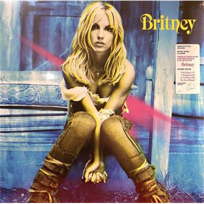 BRITNEY SPEARS - BRITNEY / LP 33 TOURS BLEU ET JAUNE VINYLE / URBAN OUTFITTERS USA 2020