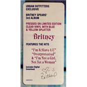 BRITNEY SPEARS - BRITNEY / LP 33 TOURS BLEU ET JAUNE VINYLE / URBAN OUTFITTERS USA 2020