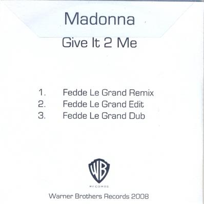 GIVE IT 2 ME / CDS 3 MIXES PROMO UK