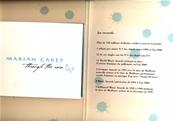 MARIAH CAREY / THROUGH THE RAIN / CDS LUXE PROMO FRANCE 2002